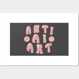 Anti AI Art Posters and Art